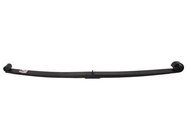 Leaf spring, front correct design, multi 2 leaf, 1.500 lbs rate, 355 load