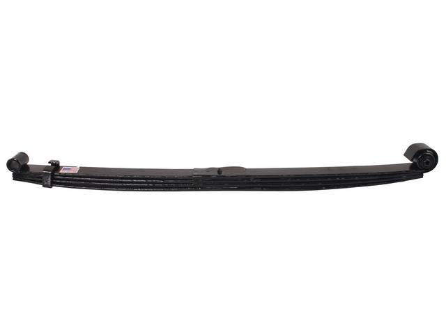 Leaf spring, front, correct design, multi 4 leaf, 2,500 lbs rate, 720 load