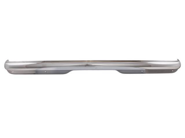 Rear Bumper w/o license plate holes, chrome finish, for Fleetside (60-62), good reproduction