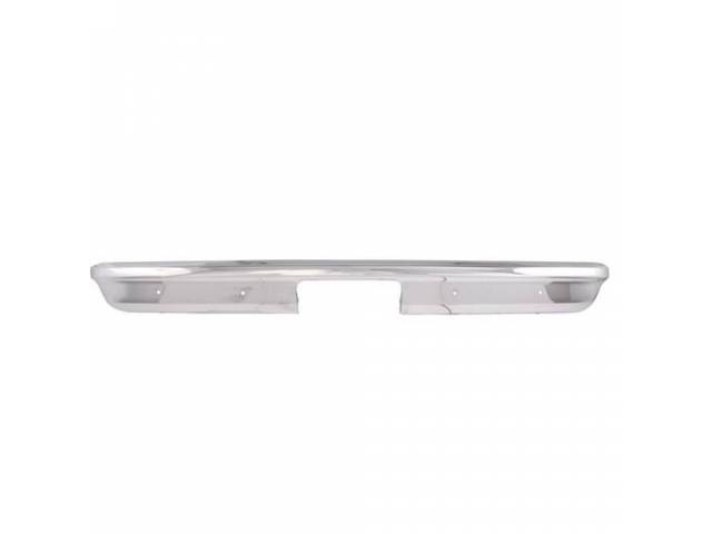 Rear Bumper, chrome finish, reproduction
