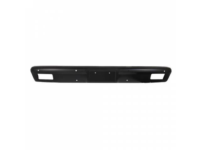 Bumper, Front, Painted Finish, w/ License Plate Holes, w/o Impact Pad Holes, reproduction