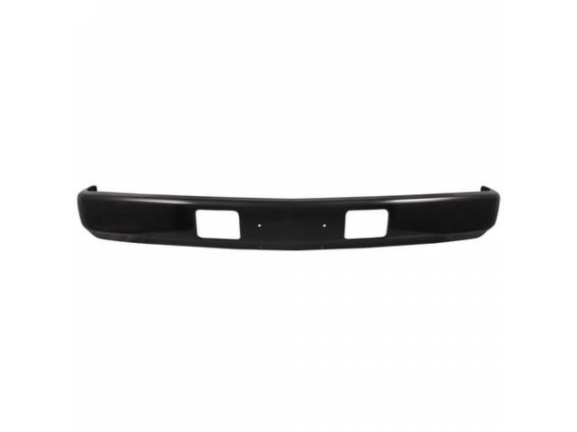 Black Painted Front Bumper, with aux air and license plate holes, reproduction