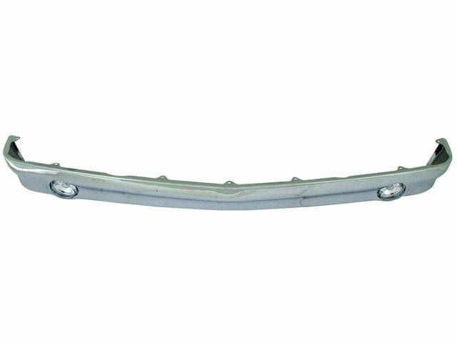 Front Valance Panel, w/ fog lights, chrome, custom