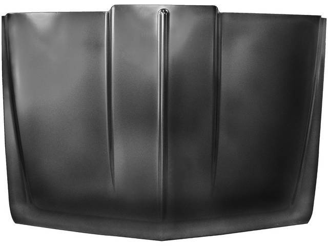 Cowl Induction Hood, 2 inch rise, EDP-coated steel, reproduction