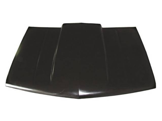 2 Inch Straight Cowl Induction Hood, EDP-coated steel