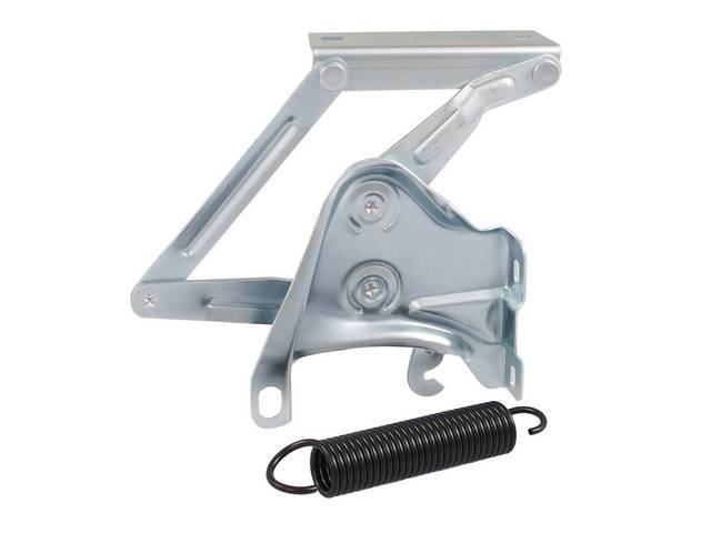 LH / Driver Side Hood Hinge Assembly, includes spring for (58-59)