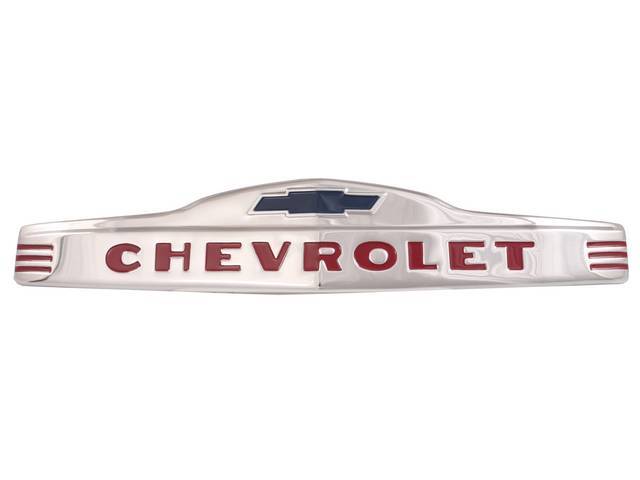 Front Hood Emblem, *CHEVROLET W/ BOWTIE*, GM Licensed Reproduction