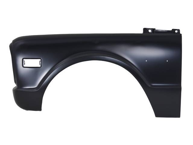 Fender Panel, Front, LH, 21 gauge EDP-coated steel, std reproduction