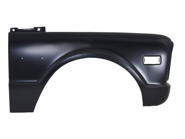 Fender Panel, Front, RH, 21 gauge EDP-coated steel, std reproduction