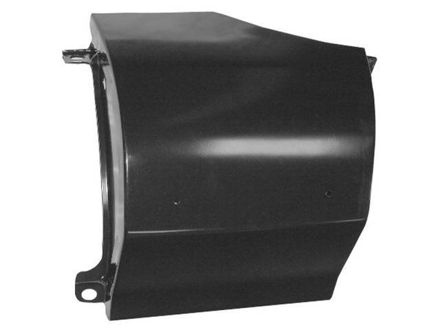 Fender Extension, Front, Cowl Panel Lower Side, LH, w/o antenna hole, EDP-coated reproduction