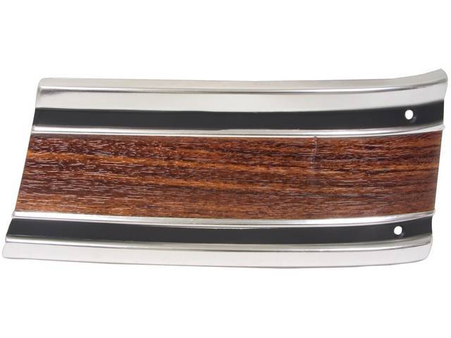 MOLDING, FENDER, LOWER FRONT, LH, WOOD GRAIN