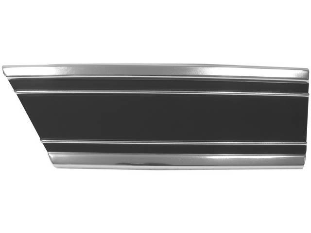 MOLDING, FENDER, LOWER REAR, LH, BLACK