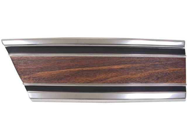 MOLDING, FENDER, LOWER REAR, LH, WOOD GRAIN