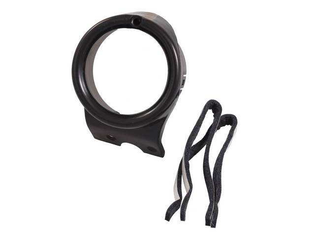 A/C Vent Ball Housing, LH, black finish, reproduction