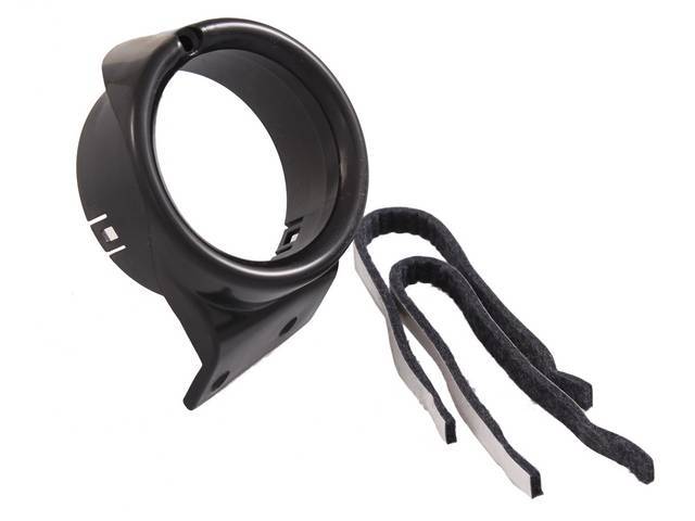 A/C Vent Ball Housing, RH, black finish, reproduction