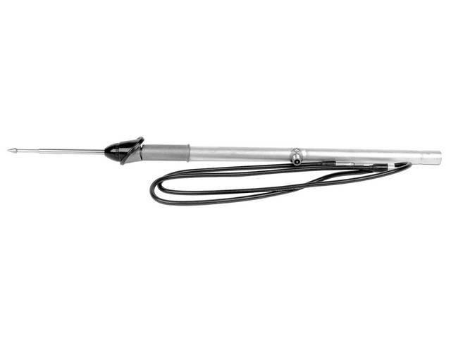 Radio Antenna Kit, Telescopic, incl cable, reproduction