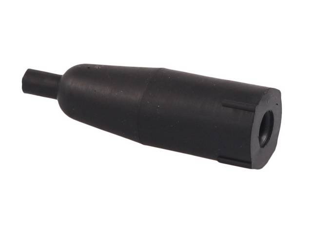 Parking Brake Cable Dust Boot, Mounts on Frame End of Rear Cables, reproduction