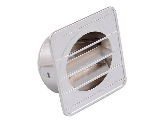 Defroster Outlet, Chrome, LH, reproduction