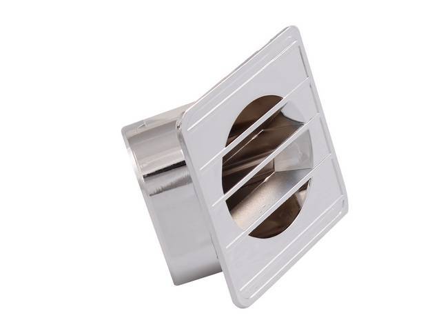 Defroster Outlet, Chrome, RH, reproduction