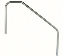 KDI Paragon Stair Mounted 3-Bend 60″ Hand Rail – 1.90″ x .145″ – 34208