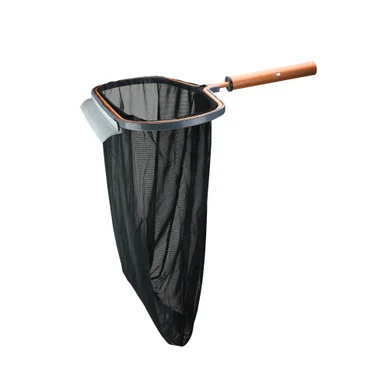 Keep Your Pool Sparkling with a 19.75″ Black Heavy Duty Leaf Pool Rake with Copper Handle