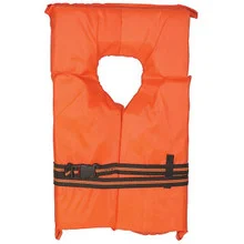KEMP USA 4 Pack Adult Orange Vests In Carrying Case – 20-001-4-PACK