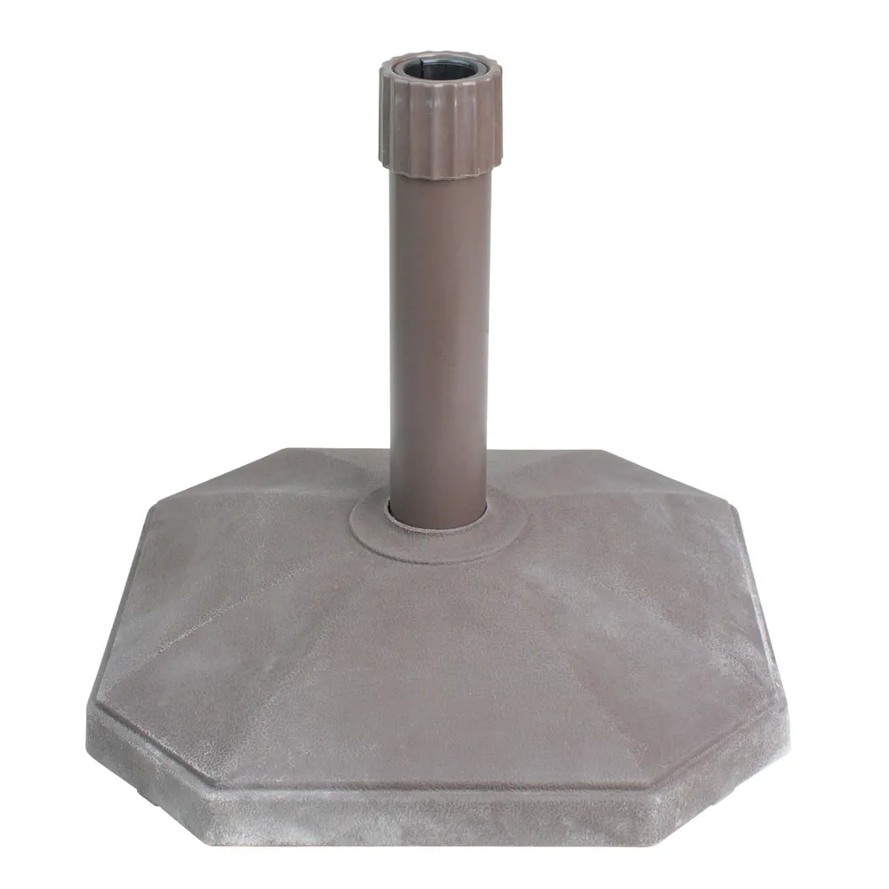 14.5″ Matte Pale Brown Outdoor Patio Umbrella Base