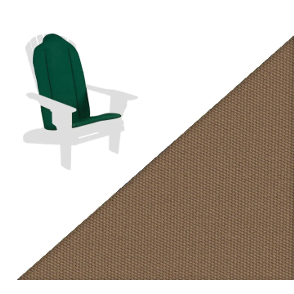 52″ Outdoor Patio Deluxe Adirondack Chair Seat and Back Cushion – Camel