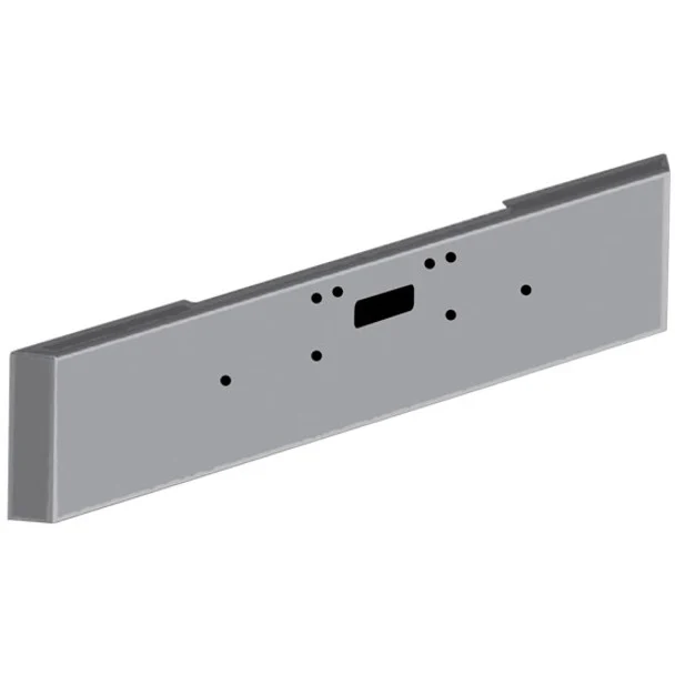 Lincoln Chrome SS 22 Inch Texas Mitered End Bumper, 10 Gauge W/ Mounting & Step Holes For 1999 – 2003 Freightliner Classic 132XL, 120