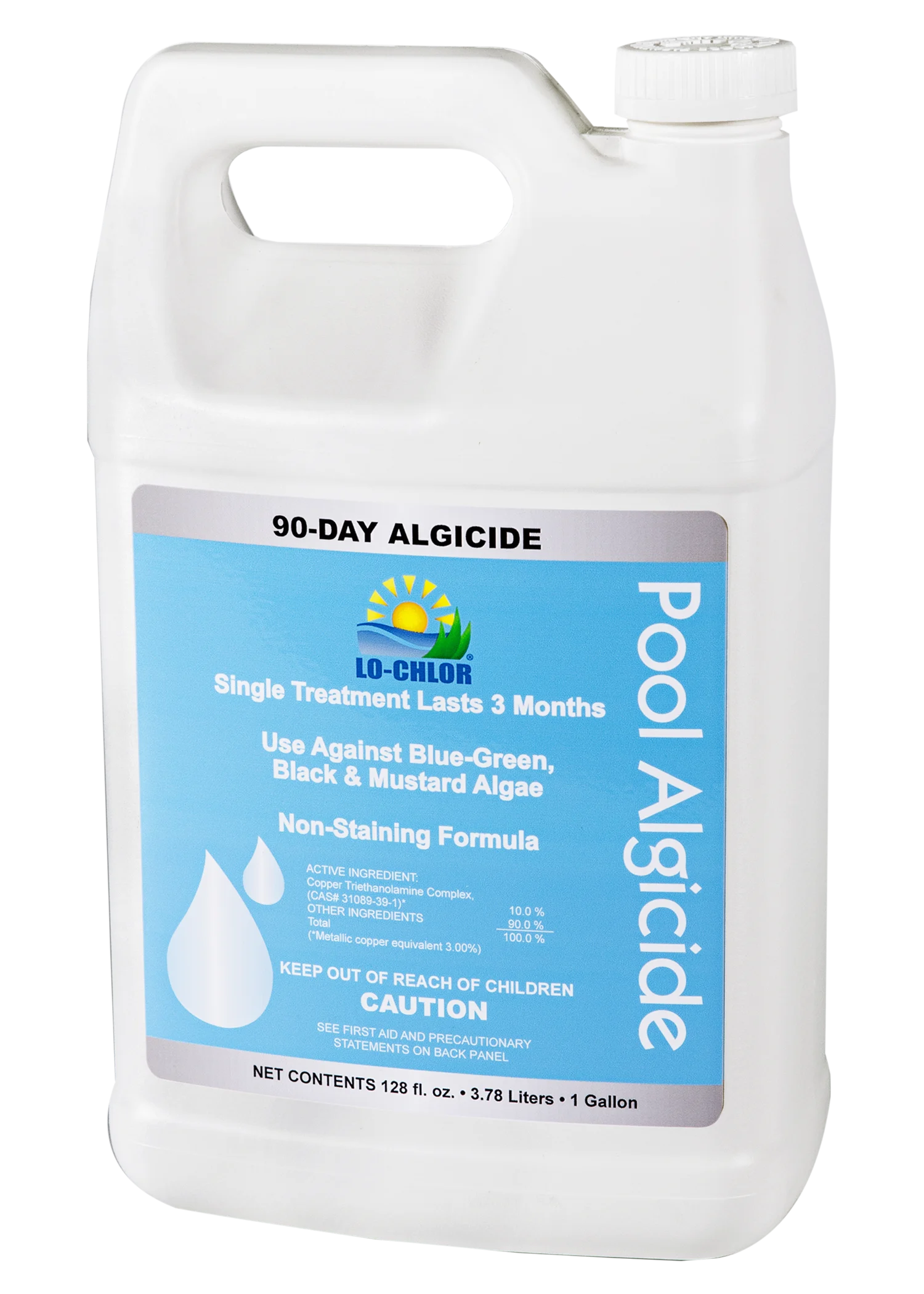Lo-Chlor 90 Day Pool Algicide – 1 Gallon – LO-2-1