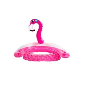 Lounge in Style with the 60″ Inflatable Flamingo Swimming Pool Sling Chair Pool Float!