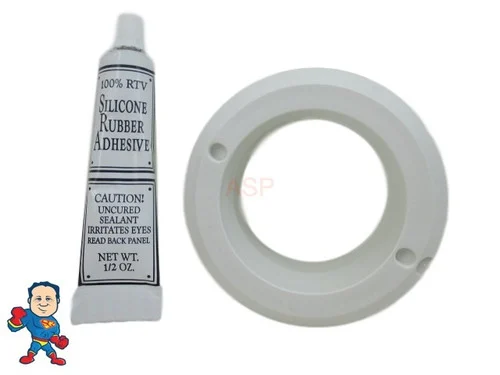 Luxury Jet Body Flange & Silicone Kit by American Products – 2 5/8″ Hole – La Spa Compatible