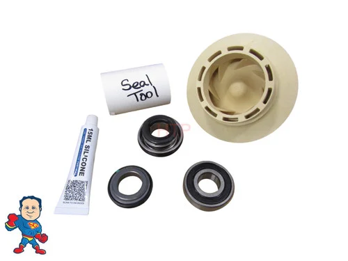 LX Guangdong 1HP 48 Frame Impeller Bearing Seal Kit 3 3/4″ OD 1/4″ Vane 2 3/8″ Eye