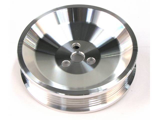 Fan, Alternator, March Performance, Billet Aluminum, Clear Powdercoated, Use W/ M-8509-30b Kit, Repro
