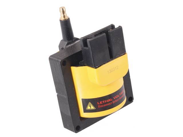 Coil Assy, Ignition, Performance Style, Accel, Yellow,
