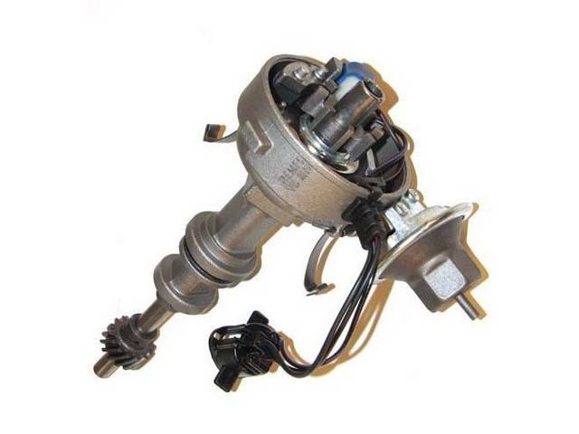 Distributor Assy, Rebuilt, W/ Single Vacuum Diaphragm Assy, W/ Cast Iron Distributor Gear, Replacement Style