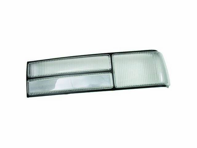 Lens, Rear Tail Light, Clear, Pair, These Units Are Designed To Replace Your Factory Tail Light Lenses With A Custom Clear Lens, Repro