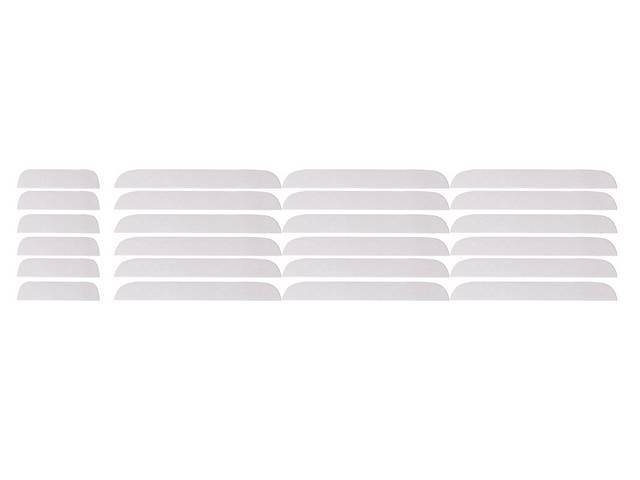 Paint Mask Kit, Rear Tail Light, Lh, Incl Precut Paint Mask For Each Slotted Hole On Gt Style Lens, Use With Factory Or Original Tooling Lens