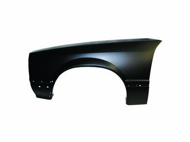 1991-1993 Mustang LH Driver Side Front Fender With Molding Holes