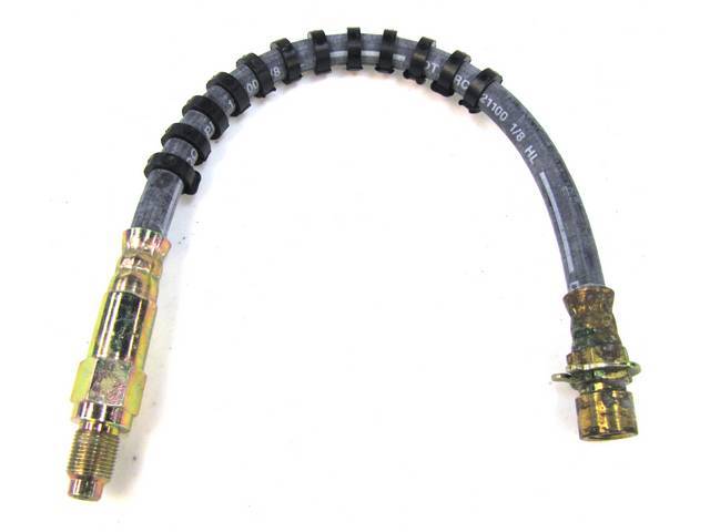 Mustang Front Brake Hose RH or LH for (79-86) 2.3L, 3.3L, 4.2L, 5.0L (M12 x 1.0 Thread)