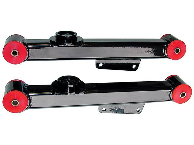 Control Arm Set, Rear Lower, Steeda, Aluminum, Incl Custom Three Part Variable Rate Bushings To Eliminate Suspension Bind, 4500 Series