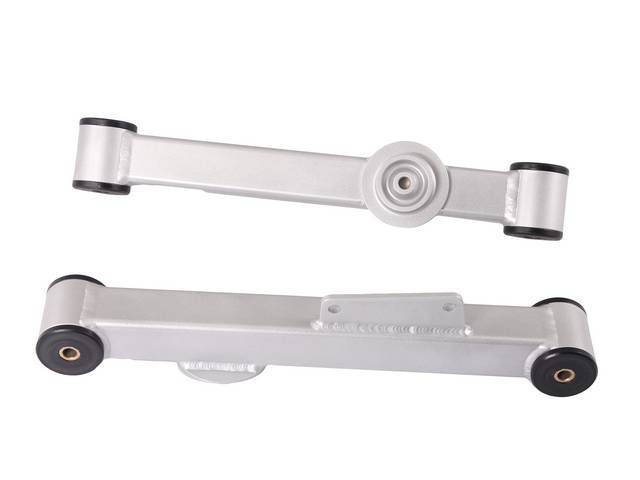 Control Arm Set, Rear Lower, Steeda, Aluminum, Incl Custom Three Part Variable Rate Bushings To Eliminate Suspension Bind, 4600 Series
