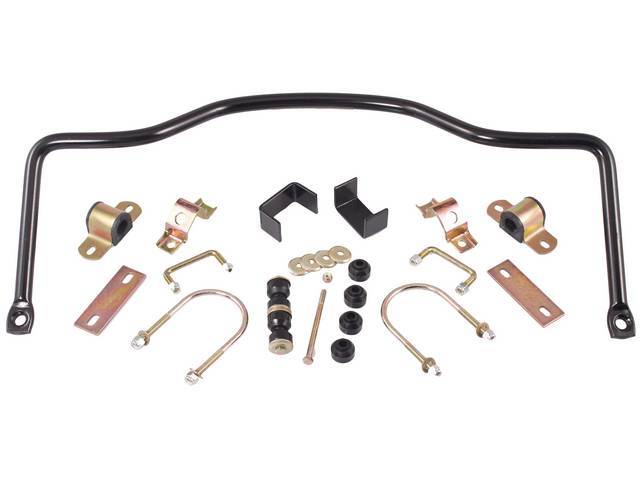 Sway Bar Kit, Rear, Street Bandit Performance, 7/8 Inch, Black, Incl Urethance Bushings And Hardware,Designed To Improve Street And Track Handling