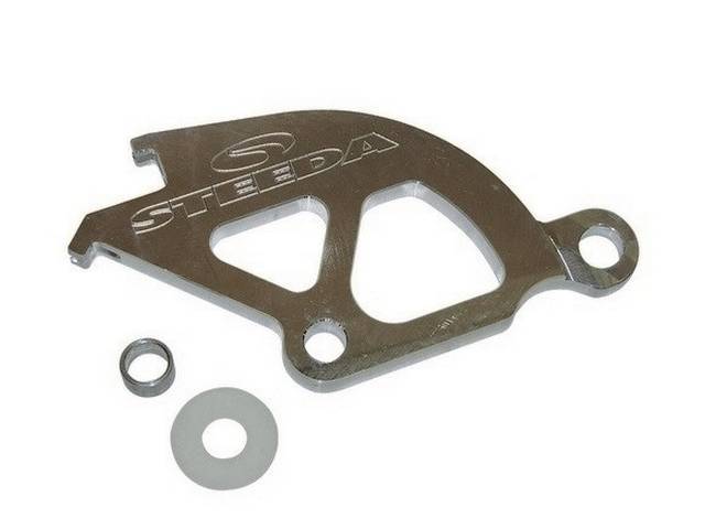 Clutch Quadrant, Double Hook, Steeda, Billet Aluminum, Designed To Replace Stock Plastic Unit, Includes Steeda Logo
