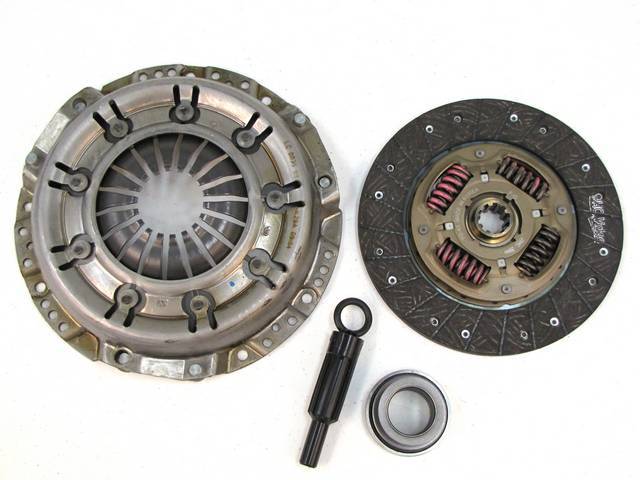 Premium Clutch Set, New, Ram, 9 1/4 Inch X 1 1/16 Inch, 10 Spline, Incl Pressure Plate, Disc, Throw Out Bearing, Alignment Tool, Repro