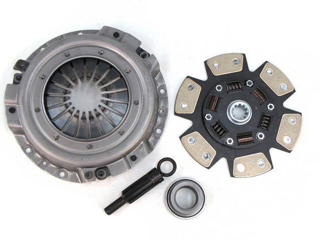 Powergrip Clutch Set, New, Ram, 9 1/4 Inch X 1 1/16 Inch, 10 Spline, Incl Pressure Plate, Disc, Throw Out Bearing, Alignment Tool, Repro