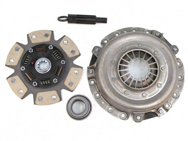 Powergrip Clutch Set, New, Ram, 8 1/2 Inch X 1 1/16 Inch, 10 Spline, Incl Pressure Plate, Disc, Throw Out Bearing, Alignment Tool, Repro