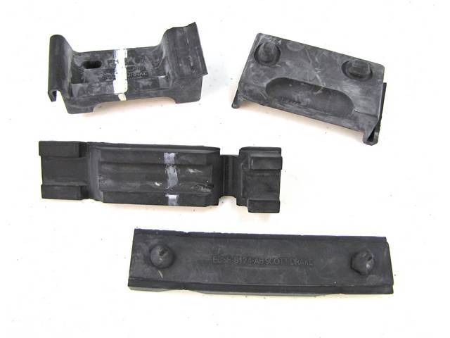 Insulators, Radiator Mounting, Exact Reproduction, Incl Set Of 4, Uppers And Lowers, Eosz-8125-A, Eosz-8124-A