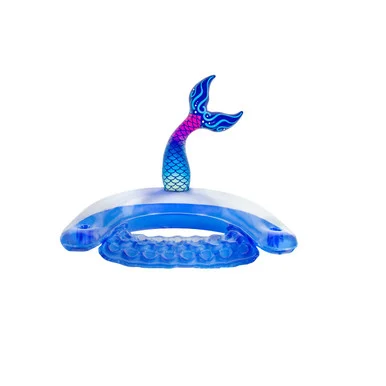 Make a Splash with the 60″ Inflatable Mermaid Tail Pool Float – Fun and Comfortable Pool Lounge!