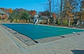 Merlin SmartMesh 20′ X 44′ (Rectangle) Green Safety Pool Cover, 7M-T-GR